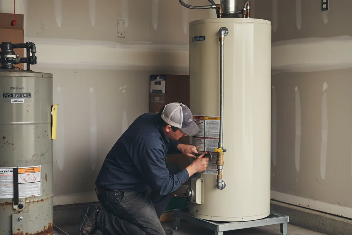 Water heater and shutoff valve replacement in Conifer